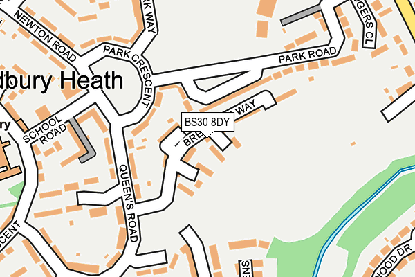 BS30 8DY map - OS OpenMap – Local (Ordnance Survey)