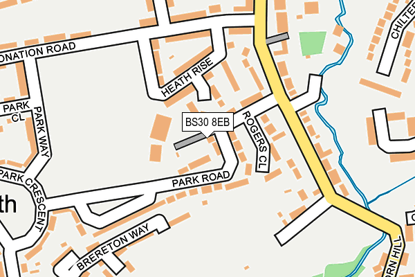 BS30 8EB map - OS OpenMap – Local (Ordnance Survey)