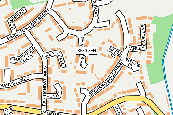 BS30 8EH map - OS OpenMap – Local (Ordnance Survey)