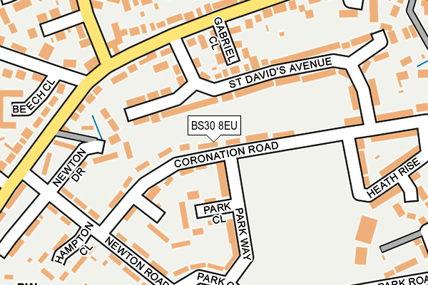 BS30 8EU map - OS OpenMap – Local (Ordnance Survey)