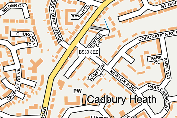 BS30 8EZ map - OS OpenMap – Local (Ordnance Survey)