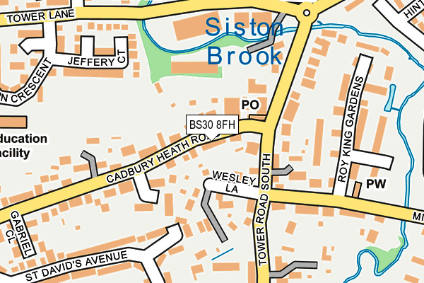 BS30 8FH map - OS OpenMap – Local (Ordnance Survey)