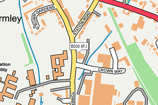 BS30 8FJ map - OS OpenMap – Local (Ordnance Survey)
