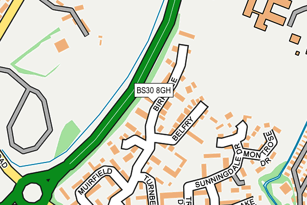 BS30 8GH map - OS OpenMap – Local (Ordnance Survey)