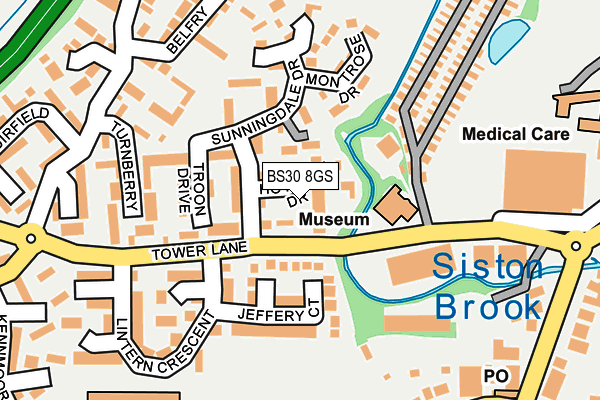 BS30 8GS map - OS OpenMap – Local (Ordnance Survey)