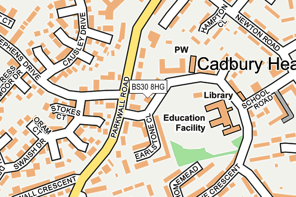 BS30 8HG map - OS OpenMap – Local (Ordnance Survey)