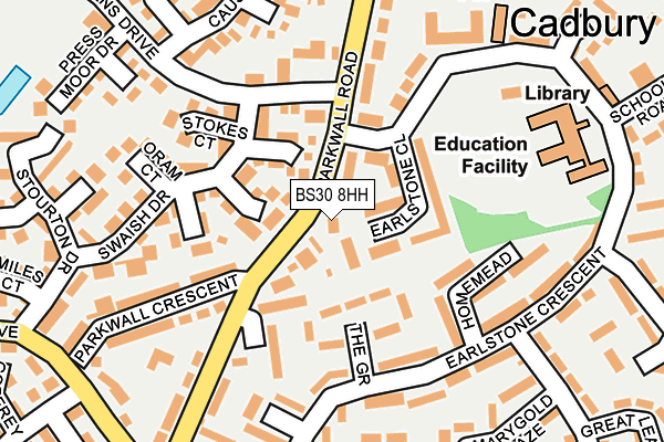 BS30 8HH map - OS OpenMap – Local (Ordnance Survey)