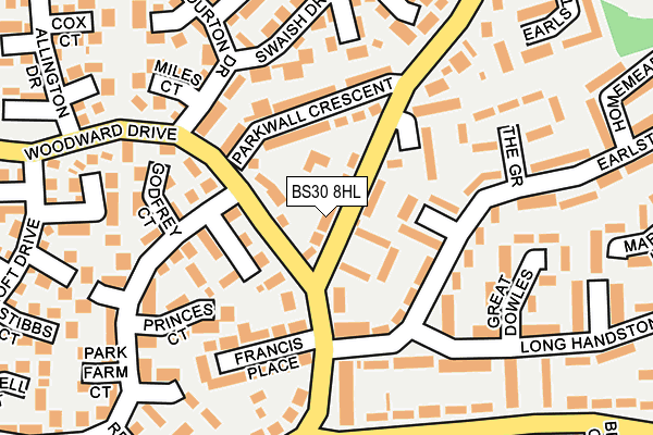 BS30 8HL map - OS OpenMap – Local (Ordnance Survey)