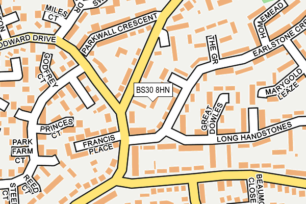 BS30 8HN map - OS OpenMap – Local (Ordnance Survey)