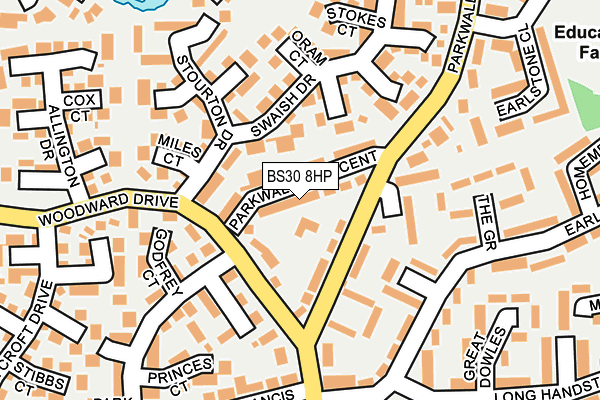 BS30 8HP map - OS OpenMap – Local (Ordnance Survey)