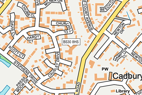 BS30 8HS map - OS OpenMap – Local (Ordnance Survey)