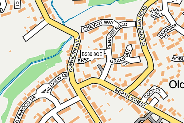 BS30 8QE map - OS OpenMap – Local (Ordnance Survey)