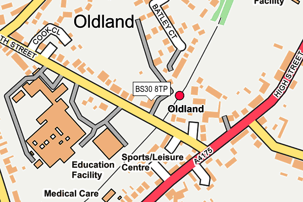 BS30 8TP map - OS OpenMap – Local (Ordnance Survey)
