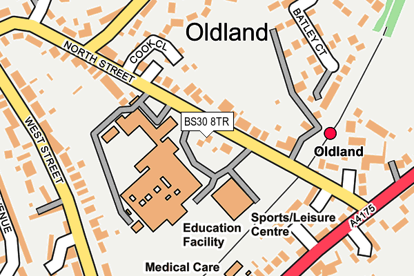 BS30 8TR map - OS OpenMap – Local (Ordnance Survey)