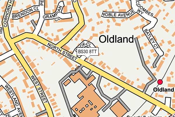 BS30 8TT map - OS OpenMap – Local (Ordnance Survey)