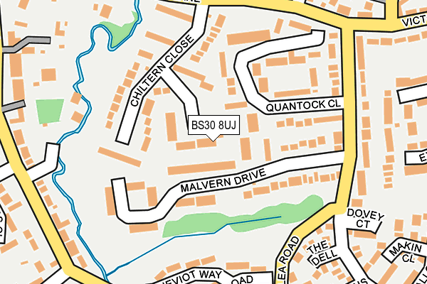 BS30 8UJ map - OS OpenMap – Local (Ordnance Survey)