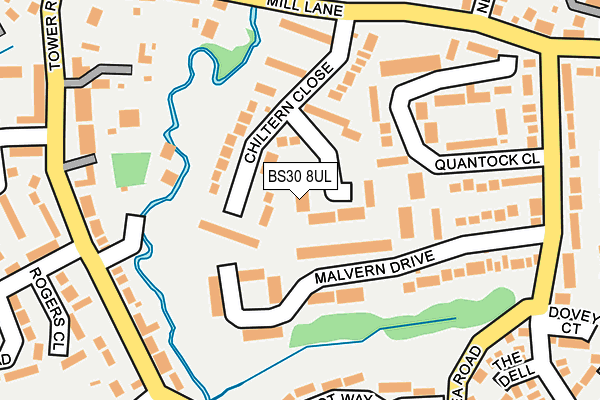 BS30 8UL map - OS OpenMap – Local (Ordnance Survey)