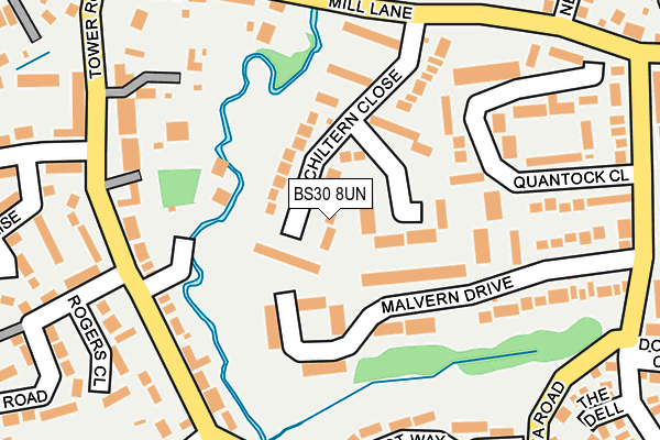 BS30 8UN map - OS OpenMap – Local (Ordnance Survey)