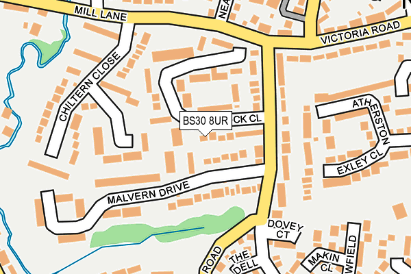 BS30 8UR map - OS OpenMap – Local (Ordnance Survey)