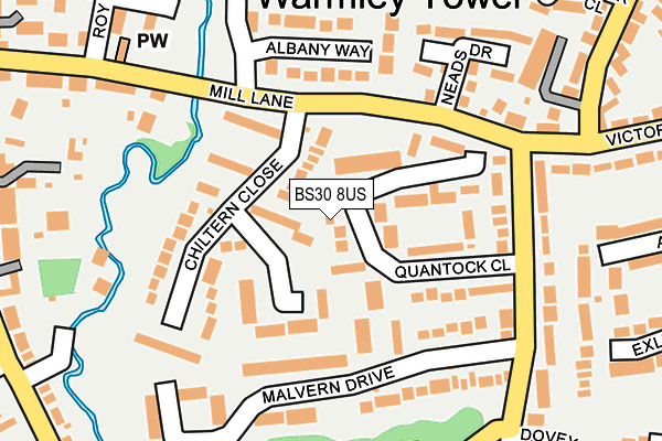 BS30 8US map - OS OpenMap – Local (Ordnance Survey)