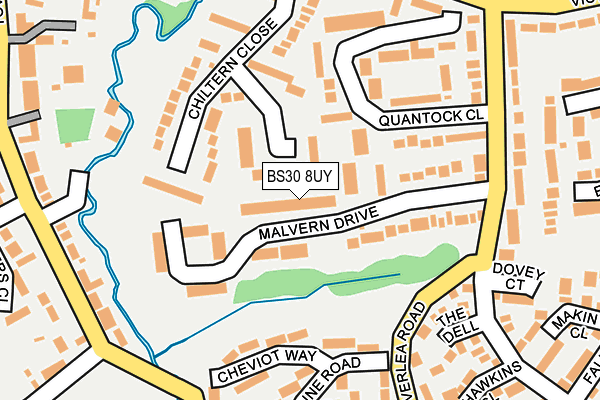 BS30 8UY map - OS OpenMap – Local (Ordnance Survey)