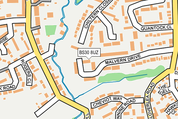BS30 8UZ map - OS OpenMap – Local (Ordnance Survey)
