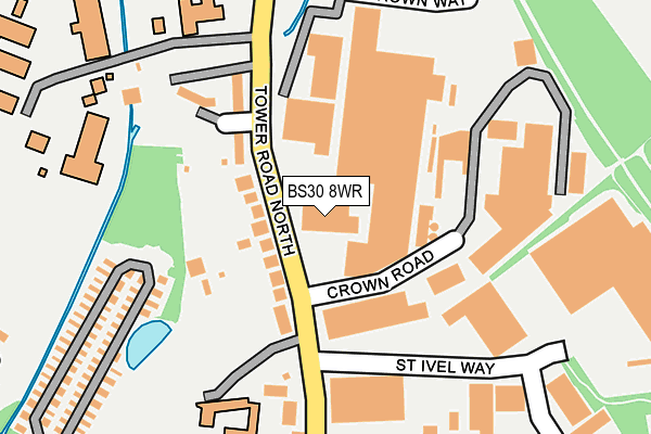 BS30 8WR map - OS OpenMap – Local (Ordnance Survey)