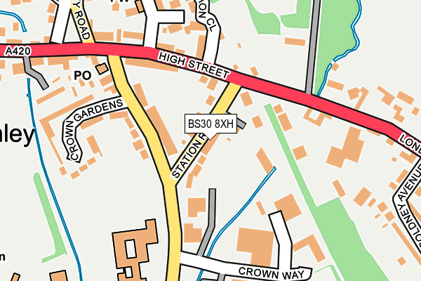 BS30 8XH map - OS OpenMap – Local (Ordnance Survey)