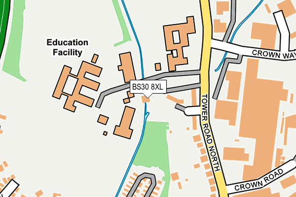 BS30 8XL map - OS OpenMap – Local (Ordnance Survey)