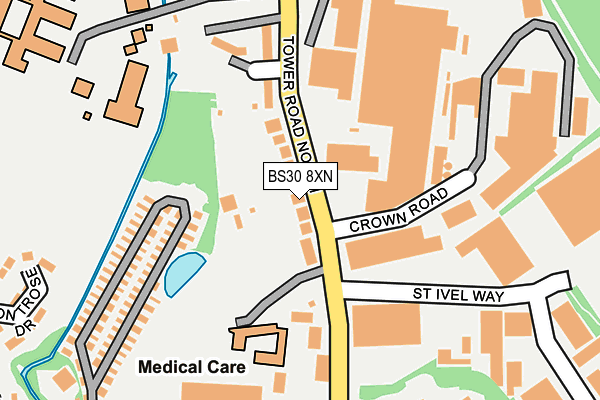 BS30 8XN map - OS OpenMap – Local (Ordnance Survey)