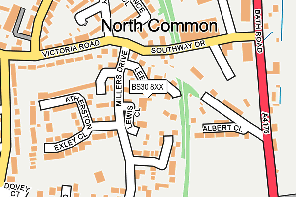 BS30 8XX map - OS OpenMap – Local (Ordnance Survey)