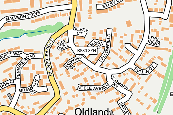 BS30 8YN map - OS OpenMap – Local (Ordnance Survey)