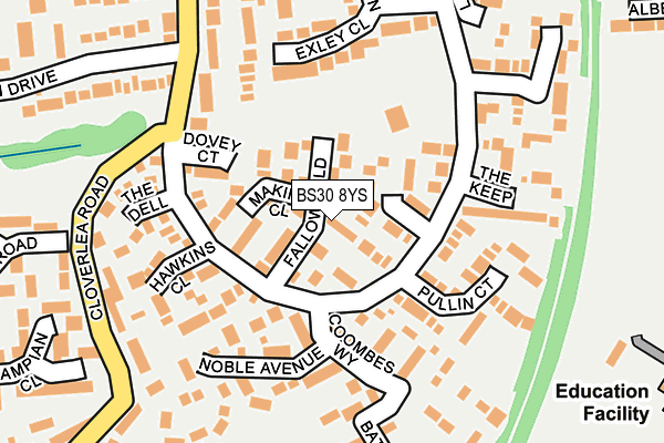 BS30 8YS map - OS OpenMap – Local (Ordnance Survey)