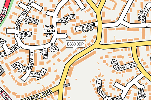 BS30 9DP map - OS OpenMap – Local (Ordnance Survey)