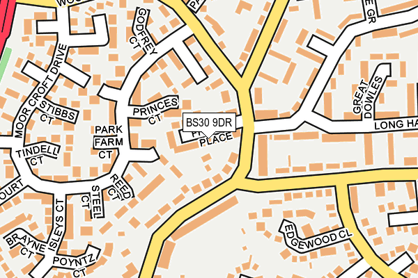 BS30 9DR map - OS OpenMap – Local (Ordnance Survey)