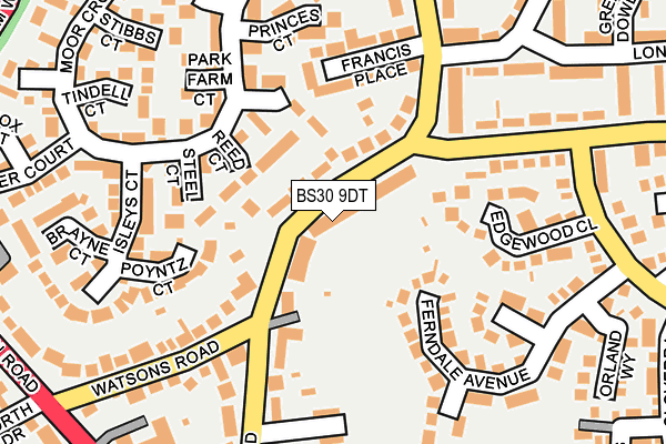 BS30 9DT map - OS OpenMap – Local (Ordnance Survey)