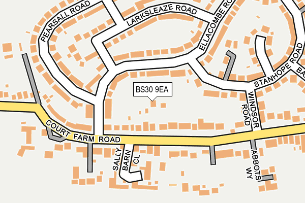 BS30 9EA map - OS OpenMap – Local (Ordnance Survey)