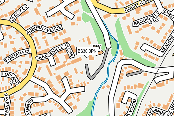 BS30 9PN map - OS OpenMap – Local (Ordnance Survey)