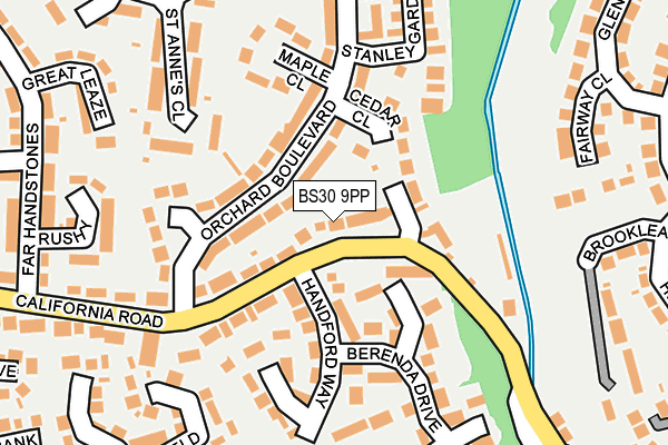 BS30 9PP map - OS OpenMap – Local (Ordnance Survey)