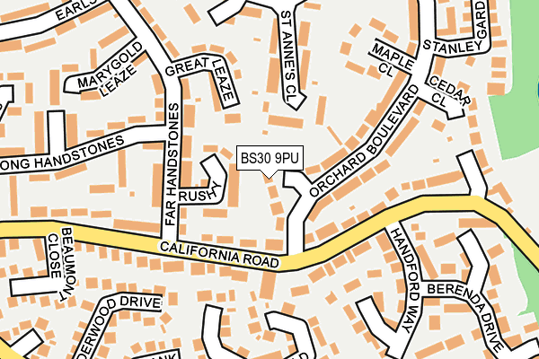 BS30 9PU map - OS OpenMap – Local (Ordnance Survey)