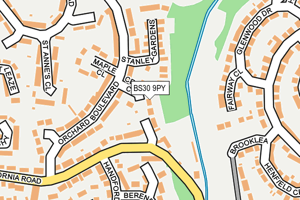 BS30 9PY map - OS OpenMap – Local (Ordnance Survey)