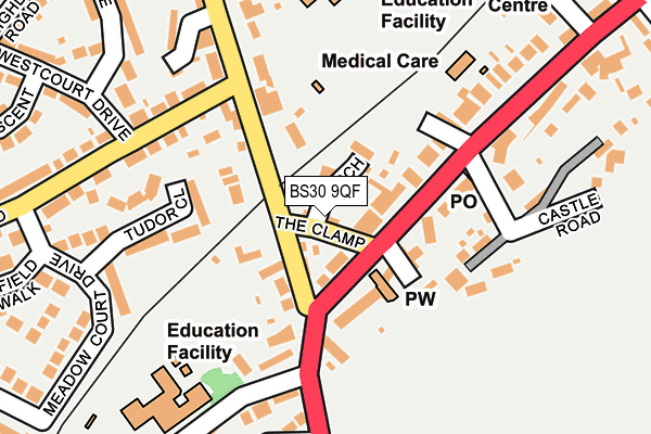 BS30 9QF map - OS OpenMap – Local (Ordnance Survey)