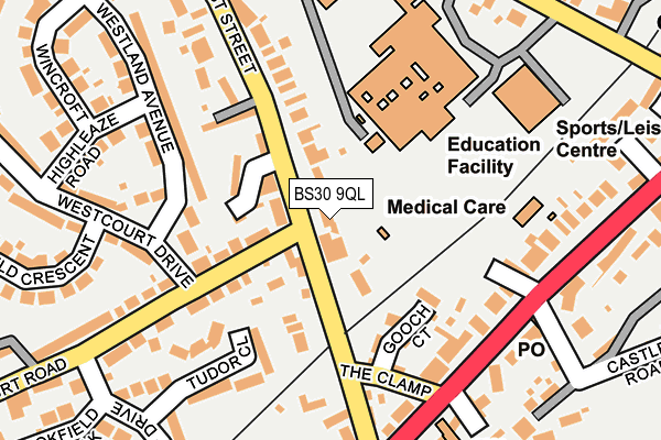 BS30 9QL map - OS OpenMap – Local (Ordnance Survey)