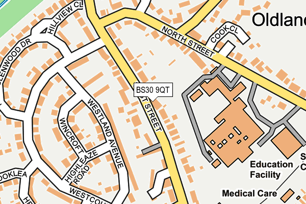 BS30 9QT map - OS OpenMap – Local (Ordnance Survey)