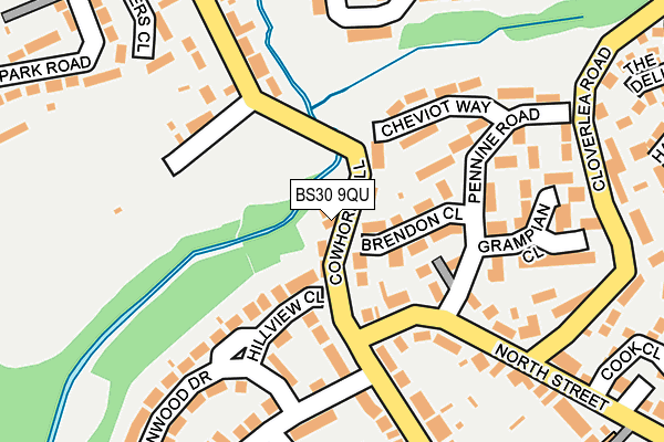 BS30 9QU map - OS OpenMap – Local (Ordnance Survey)