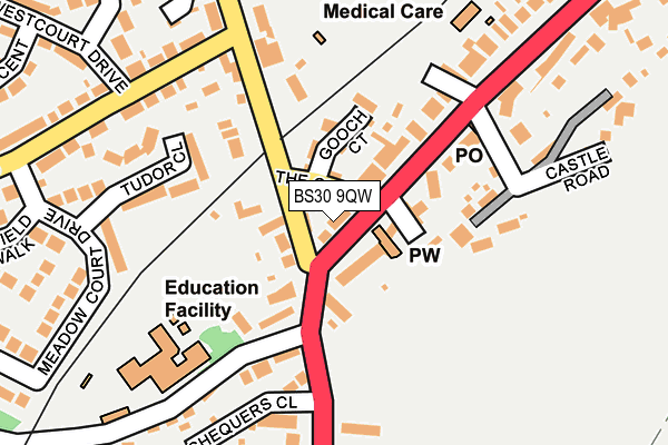 BS30 9QW map - OS OpenMap – Local (Ordnance Survey)