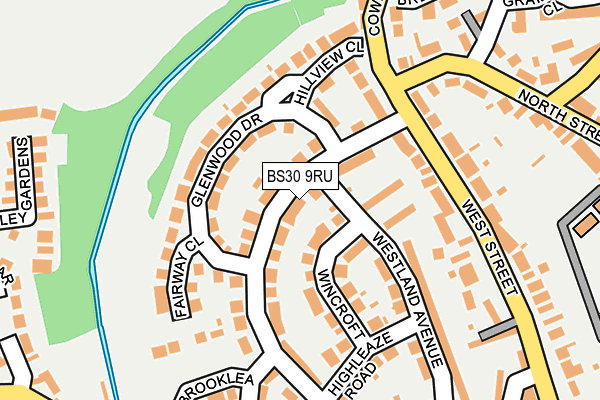 BS30 9RU map - OS OpenMap – Local (Ordnance Survey)