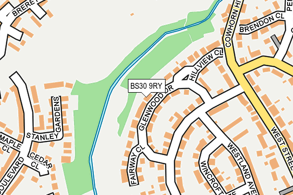 BS30 9RY map - OS OpenMap – Local (Ordnance Survey)