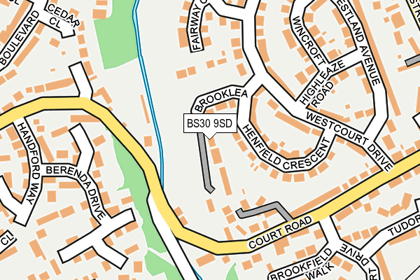 BS30 9SD map - OS OpenMap – Local (Ordnance Survey)