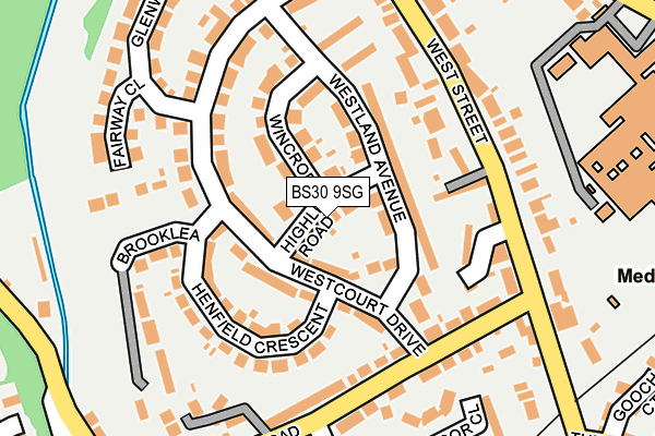 BS30 9SG map - OS OpenMap – Local (Ordnance Survey)